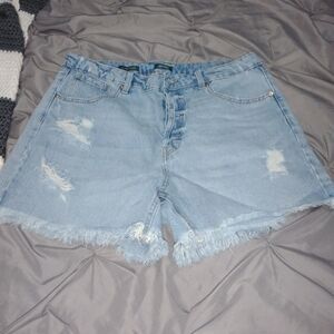 Wild Fable Light Blue Distressed Jean Shorts